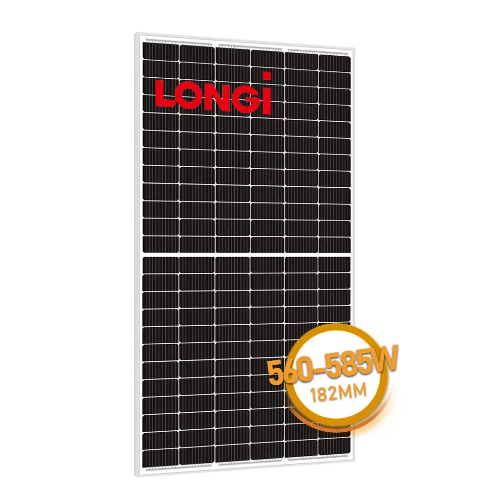 Longi Risen Jinko JA แผงเซลล์แสงอาทิตย์ของแคนาดาโมโน 560w 565w 570w 575w 580w 585w ชั้น 1 แผงเซลล์แสงอาทิตย์