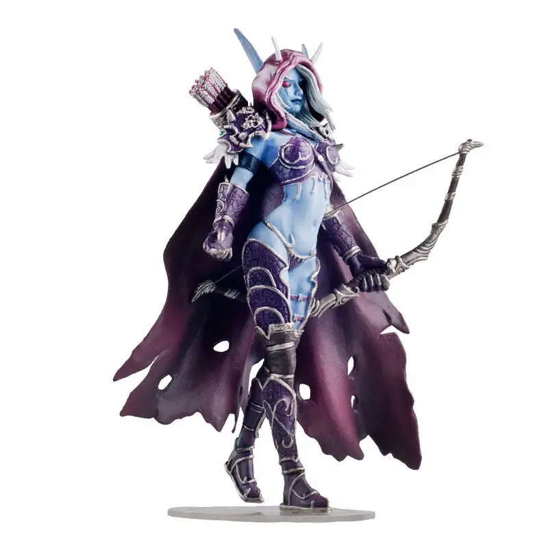 Aibaba Dropshipping 15cm PVC mundo de warcraft Action figure brinquedos Sylvanas Windrunner