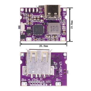 Placa Base de Carga Tipo-C Mini de Marca Original, Módulo Integrado de Carga y Descarga de 3A, Puede Cargar Teléfonos Móviles 5V 4.2V - Product Image 6