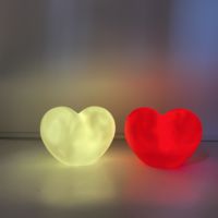 Offre Spéciale chambre bureau amour bureau veilleuse rouge petite led en forme de coeur lumière tactile