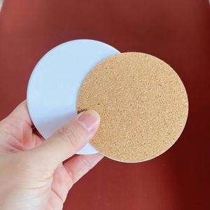 <b>Ceramic</b> <b>coaster</b> With Cork Back for Sublimation Custom Printed Round Square Blank Cork <b>Ceramic</b> <b>Coasters</b> for Drinks - Product Image 6