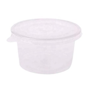 100 unids/set vasos desechables juego de 250ml contenedor de olla de salsa taza de chupito de gelatina Almacenamiento de limo con tapa para Ketchup - Product Image 1