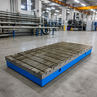 Plateforme de test à charge lourde en fonte à grille alvéolée pour base robotique, base de machine CNC et équipement lourd