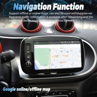 Android 15 pour Mercedes Benz Smart 453 Fortwo 2014 2015 2016-2020 Autoradio Lecteur Multimédia Navigation GPS RDS Stéréo Carplay