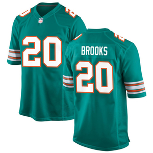 Maillot de football américain vert Miami 2026 personnalisé, chemises brodées, uniformes de jeunes brodés, vêtements de sport avec logos - Product Image 3