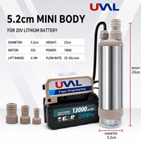 Pompe à eau et à huile double usage, modèle 50, 20V, batterie Li-ion double port, compatible avec DAYI et Makita, sans batterie