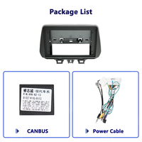 Meihua – Kits de garnitures de tableau de bord personnalisés avec logo, accessoires de véhicule en ABS, cadre de façade pour lecteur DVD pour Hyundai Tucson
