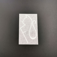 Pegatina troquelada resistente a los rayos UV impermeable de alta calidad, plotter de vinilo de larga duración, calcomanía con letras para ventana de coche