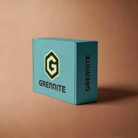 Boîtes d'emballage vertes personnalisées, boîtes cadeaux en carton ondulé de luxe, avec design de logo.