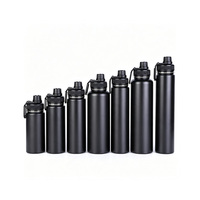 Bouteille d'eau sportive personnalisée avec logo d'entreprise, en acier inoxydable 304, isolée, anti-fuite, écologique, durable, avec couvercle portable