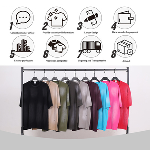 เสื้อยืดผู้ชายสไตล์สตรีทแวร์ลายบาติกฟอกสีวินเทจ 100% ผ้าฝ้าย ลุคฮิปฮอปทรงหลวม - Product Image 5