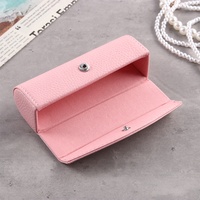 Mini étui de voyage en cuir PU personnalisé organisateur de charmes baume à lèvres porte-baume à lèvres parfum boîte à cosmétiques pour rouge à lèvres
