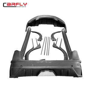 Pour <span class=keywords><strong>Porsche</strong></span> <span class=keywords><strong>Cayenne</strong></span> 958.1 2011-2014 LM Style voiture <span class=keywords><strong>Tuning</strong></span> Kits de carrosserie pare-chocs avant becquet avant aileron arrière pare-chocs de voiture - Product Image 6