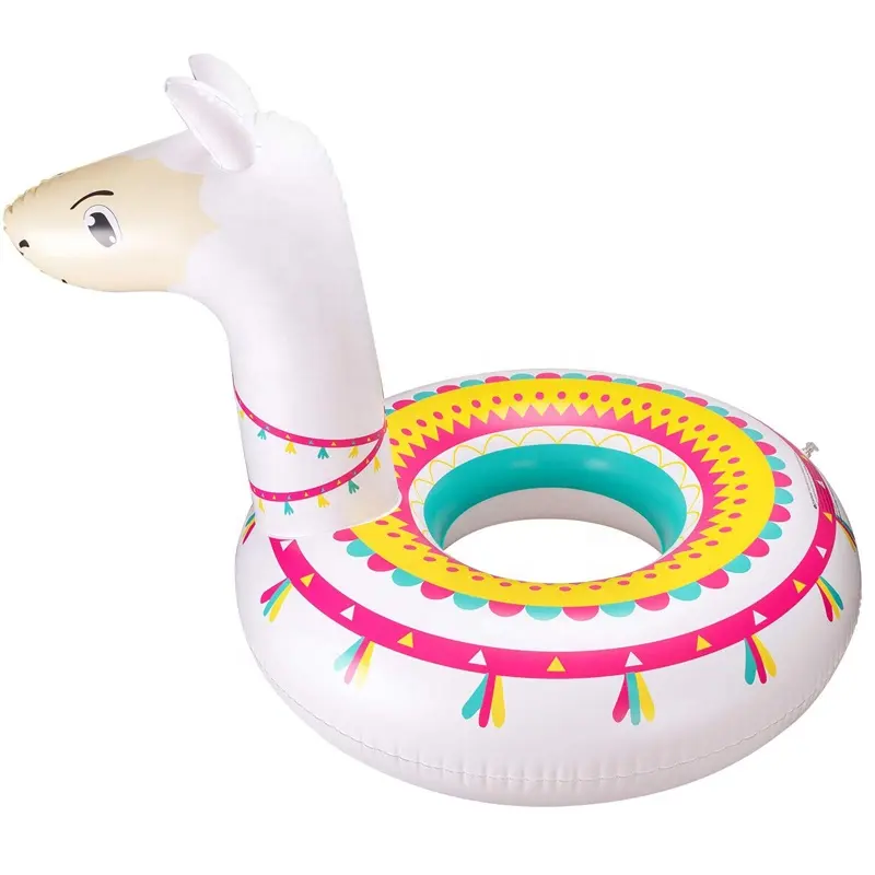 Inflatable अल्पाका Pinata तैराकी अंगूठी पूल तैरता पानी खिलौने की आपूर्ति