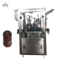 Automatique cocktail au champagne en plastique capsule plaçant rétractable automatique capsule machine à sertir