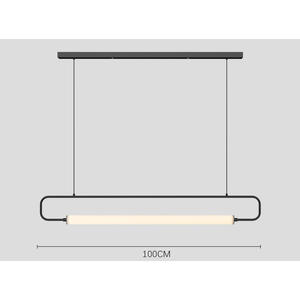 Lámpara de Techo de Diseño Minimalista Moderno Nórdico para Restaurante, Barra, Tubo Largo, Luces Colgantes de Arte Creativo para la Entrada - Product Image 5