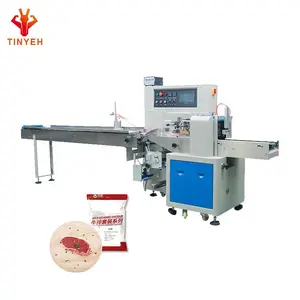 Horizontal External Vacuum Wrapper Sachet Horizontal Hotel Towel Soap Flow Packing Machine