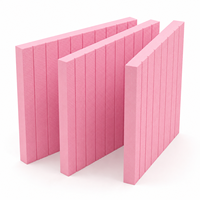 Panneau d'isolation en polystyrène expansé rose haute densité RS 35 kg/m3, résistant à l'humidité, ignifugé B1, conductivité thermique 0,028-0,032