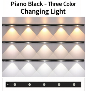 LED Sensor <b>Night</b> <b>Light</b> Easy Installation <b>Rechargeable</b> Living Room Home Lighting For Indoor Kitchen Cabinet Closet Use - Product Image 2