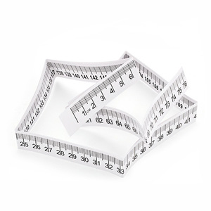 Cinta métrica de 150 cm, regla de plástico blanca para medir y manualidades - Product Image 1