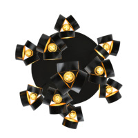 Lámpara Colgante de Techo Alta de Diseño Nórdico Moderno y Lujoso, Minimalista, de Cobre y Latón, con Anillo LED, para Cocina, Modelo XZ
