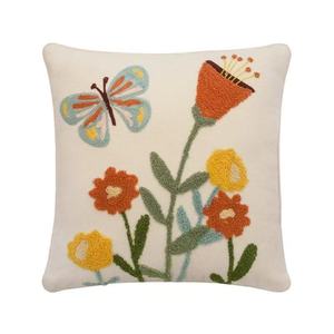 Großhandel Quadratische Stickerei-Stoffe Sofakissenbezug im Landhausstil Kissenbezüge - Product Image 5