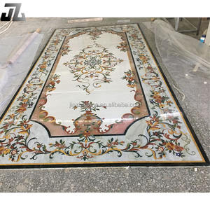 I <span class=keywords><strong>disegni</strong></span> del medaglione di marmo delle mattonelle del getto d'acqua della pavimentazione decorano il majlis arabo per il progetto del palazzo e della Villa - Product Image 3