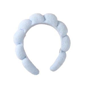 Serre-tête rembourré en éponge en forme de nuage pour femme, bandeau antidérapant pour le haut du crâne, style doux, accessoire capillaire pour fête, mariage, cadeau - Product Image 5