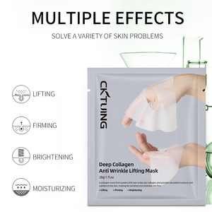 Soin de la peau, collagène, vitamine C, anti-rides, raffermissant, nourrissant, hydratant, minimiseur de pores, masque facial stimulant la puissance profonde - Product Image 2