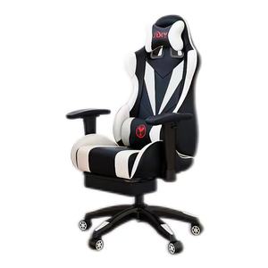 Chaise de jeu de course bon marché à usage domestique siège de jeu de bureau de haute qualité repose-pieds en option bande lumineuse RVB fonction Bluetooth Massage - Product Image 4