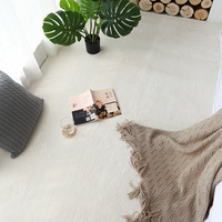 Tapis moderne abstrait en peluche de coton super doux antidérapant pour chambre à coucher, bureau, salon, tapis de sol