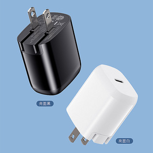 PD 35W อะแดปเตอร์ชาร์จเร็วประเภท C อินพุต 100-240V เอาต์พุต 35W สำหรับโทรศัพท์มือถือเป็นมิตรกับสิ่งแวดล้อมสีขาวและสีเหลือง - Product Image 1