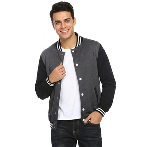 <b>Men's</b> Custom Vintage High Quality Wool Varsity <b>Jacket</b> Breathable Leather Sleeves Winter <b>Long</b> CollegeBaseballjacket <b>for</b> <b>men</b> - Product Image 1