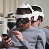 Masseur électrique pour la tête, les yeux et le cou Breo Official IDream5s, avec chaleur, pétrissage, pression, contrôle par application et batterie au lithium.