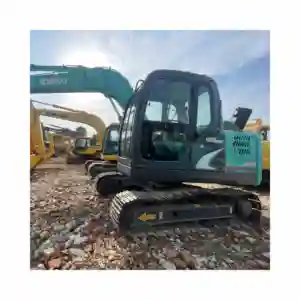 Kobelco Sk75 Used Excavator Second Hand Original Provided Boat Engines Mini Excavator 1 Ton Engines Small Excavator