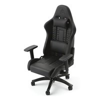 Silla ergonómica de cuero PU 4D de alta calidad para juegos, elevación giratoria de 180 grados, altura ajustable, silla de ordenador de oficina, masaje