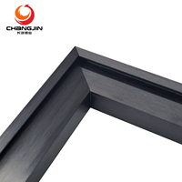Casing tampilan kaca aluminium, lemari kaca logam, bingkai aluminium ramping, profil bingkai ramping