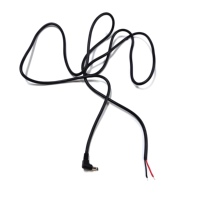 Câble d'alimentation DC5525 mâle à extrémité ouverte étamée, 24AWG 22AWG 20AWG 18AWG, câble électrique