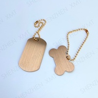Collar con Placa de Identificación de Acero Inoxidable con Nombre de Perro y Código QR, Impresión de Serigrafía con Logotipo Personalizado, para Regalo Promocional