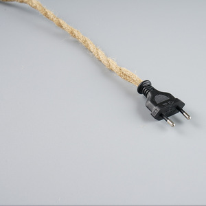 Cable de Cáñamo con Interruptor Integrado y Enchufe Europeo, Kit de Lámpara Vintage para Decoración de Cafeterías y Bares - Product Image 3