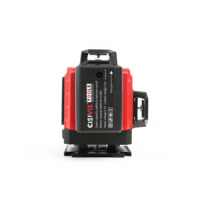 Niveau laser vert 4D 360 degrés Cisivis Industrial DIY avec batterie Li-Ion et auto-nivellement électronique