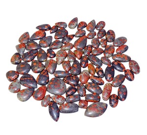 Piedra Preciosa de Obsidiana Natural Pulida Fabricada en India para Diseño de Joyería Personalizada y Creaciones Hechas a Mano Disponible en Oferta - Product Image 4