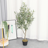 Arbre d'olivier artificiel, faux olivier pour la décoration du jardin et de la maison