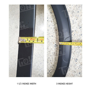 Guardabarros de arco de rueda negro de Material ABS nuevo de alta calidad guardabarros de coche para Navara Fortiner Np300 - Product Image 3