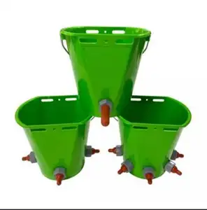 Calf Feeding Bottle Cattle Feeders Animal Feed Buckets With Nipples