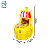 CLIN D'OEIL 2020 Offre Spéciale monnayeur Bateau Pirate Whack-a-mole enfants frapper canard D'arcade machines d'arcade de jeu de marteau machine
