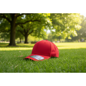 Gorra de Béisbol Bonnie Lisa, 6 Paneles, Ajustable, Unisex, Color Rojo Sólido, Sarga 100% Poliéster, Gorra Casual para Adultos - Product Image 2