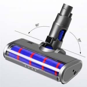 Tête de <span class=keywords><strong>brosse</strong></span> pour <span class=keywords><strong>aspirateur</strong></span> à tapis et sols durs, compatible avec <span class=keywords><strong>Dyson</strong></span> V6 DC58 DC59 DC61 <span class=keywords><strong>DC62</strong></span>, <span class=keywords><strong>brosse</strong></span> à rouleaux turbo avec lumière LED - Product Image 3