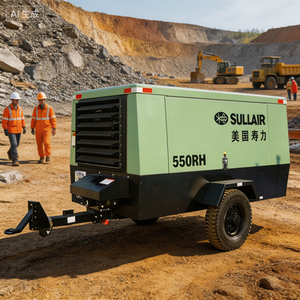 Compresseur d'air Sullair 555 CFM <span class=keywords><strong>17</strong></span> bars pour le forage de roches et les travaux de pieutage - Product Image 5
