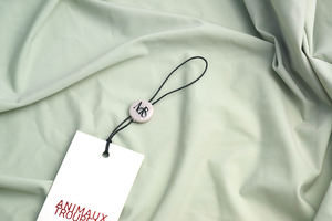 2025 usine vente étiquette en plastique coloration fil de cire Double bouchon conception étiquette volante chaîne accessoires de vêtement personnalisés pour chaussures - Product Image 3